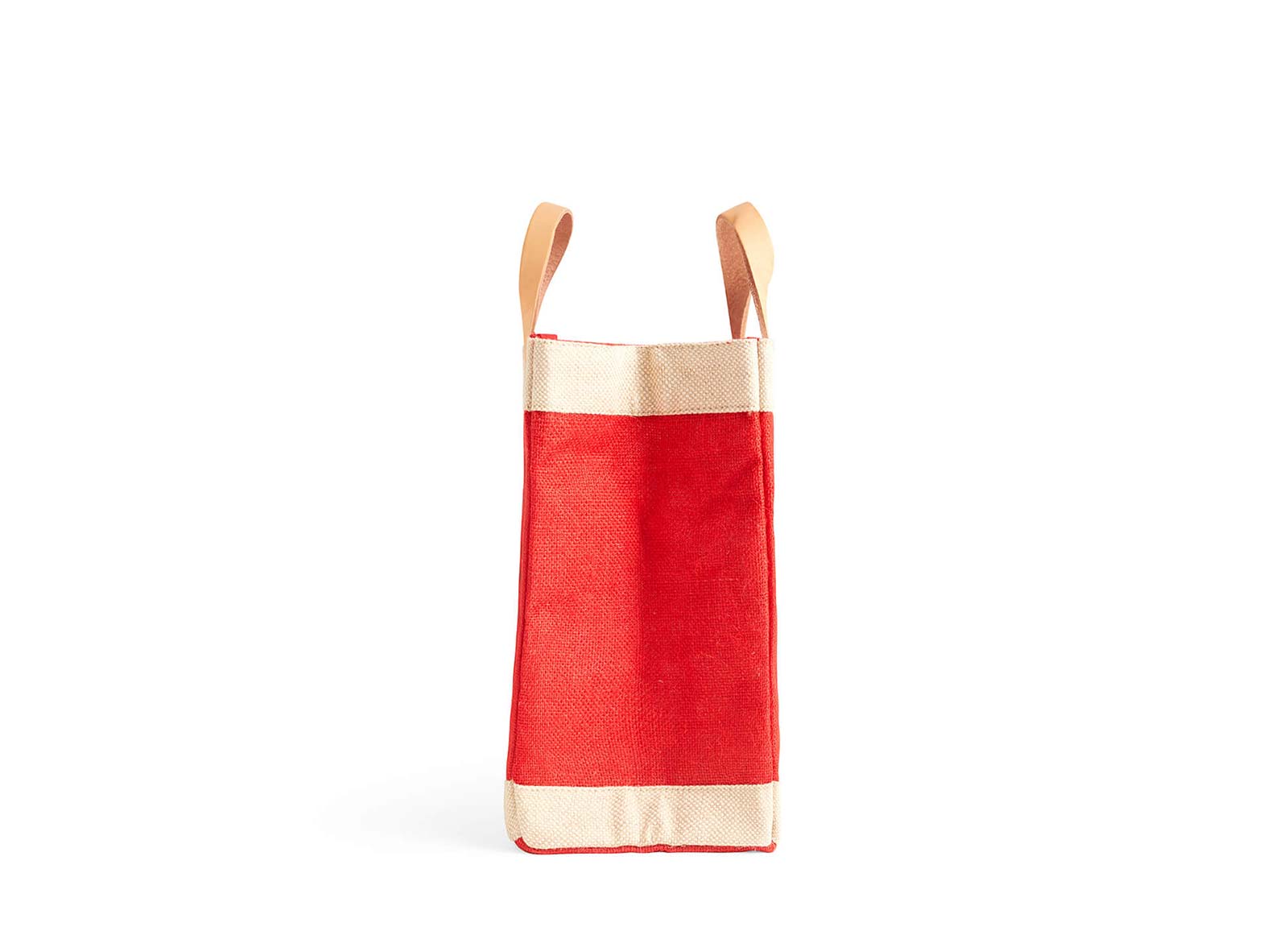 Customized Petite Market Bag in Red - Wholesale