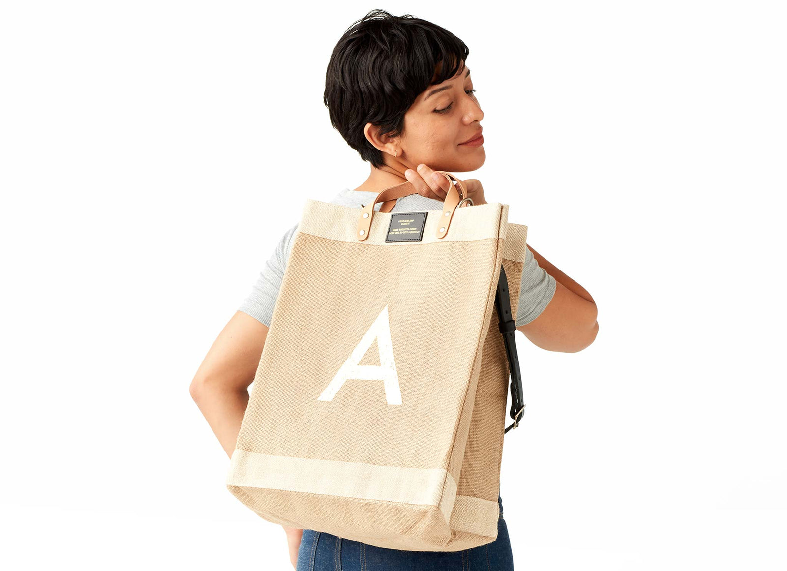 Customizable Gold Foil Detachable Market Bag | Artist Collaboration