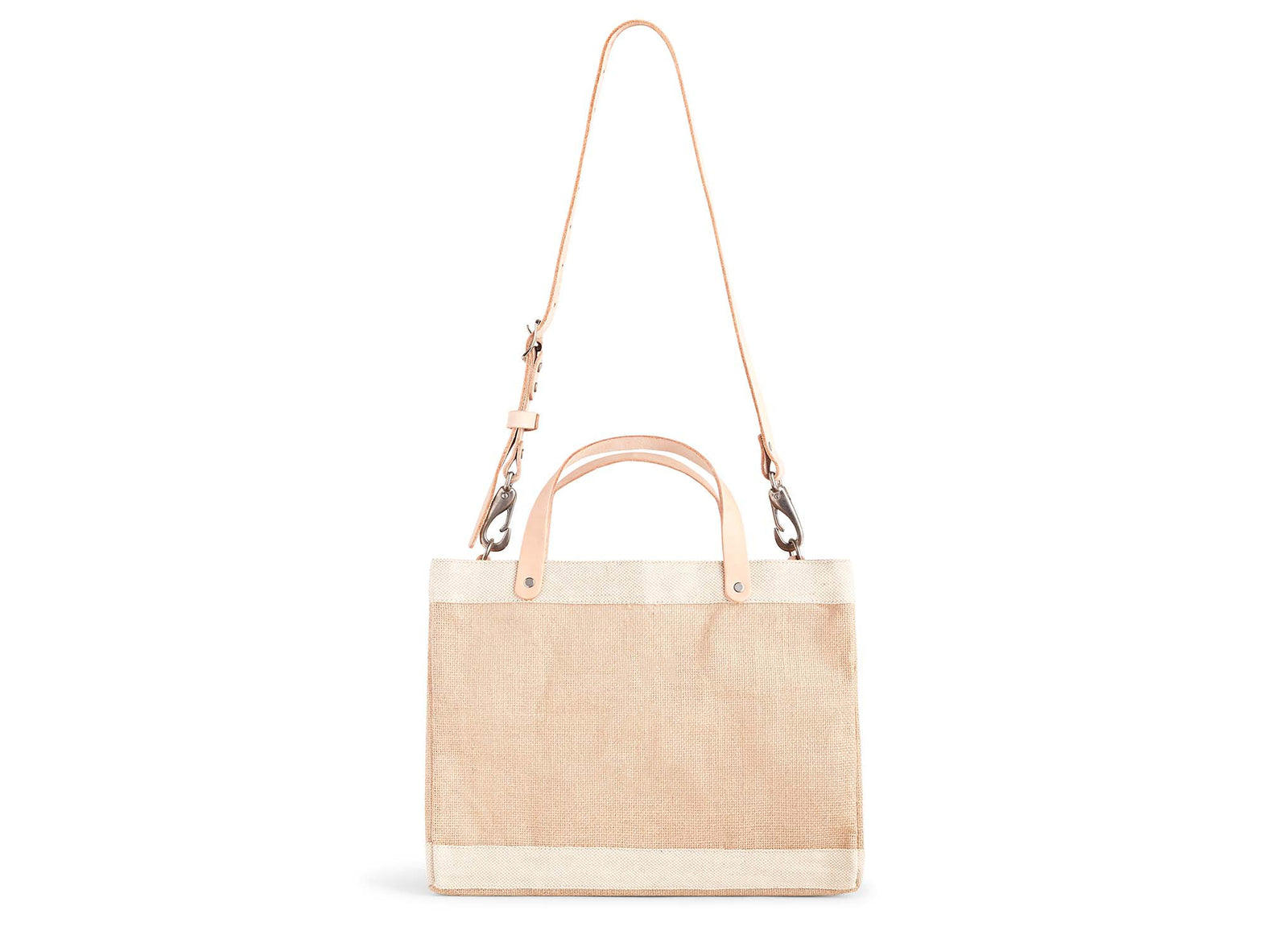 Petite Market Bag in Natural with Strap - Wholesale