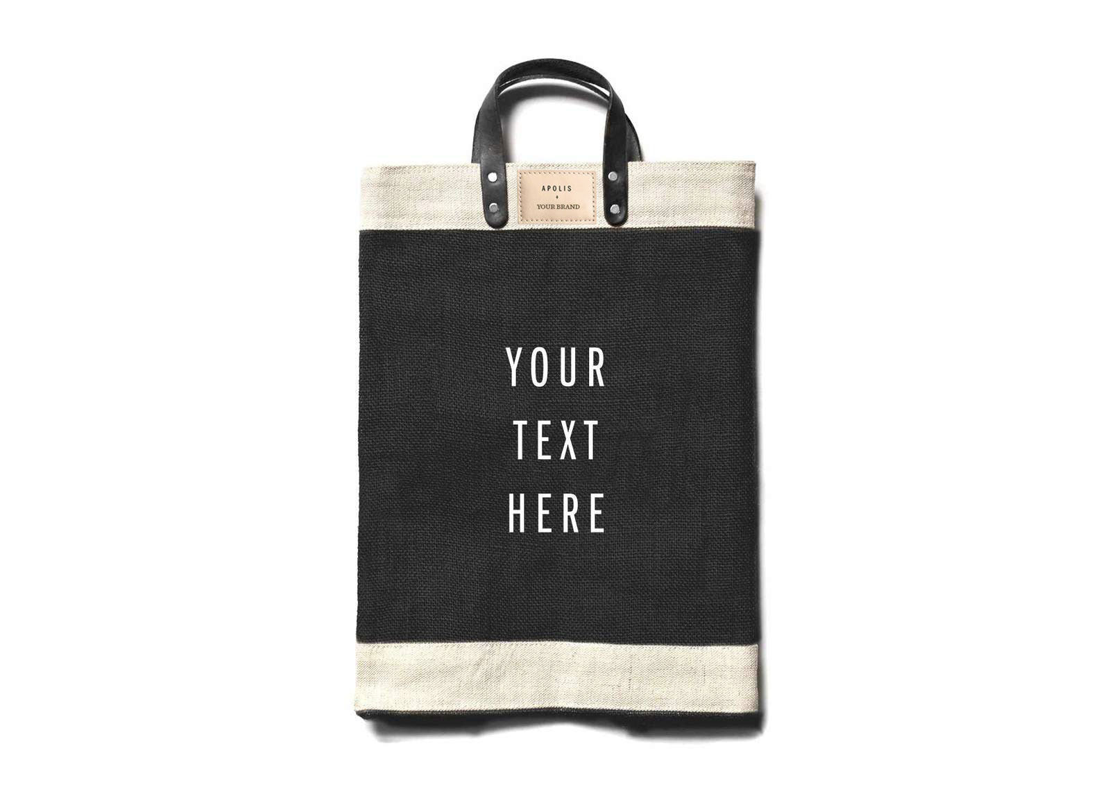 トートバッグ Market Bag (Apolis for London Grocery Market) Market Bag in Natural Gold Foil