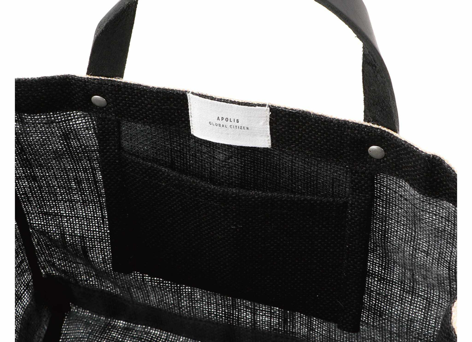 Blank Petite Market Bag in Black